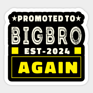 promoted to big brother 2024 Sticker